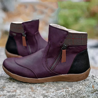Damen bequeme Stiefel | Wasserdichte – Lila