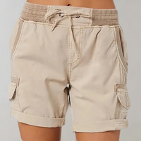 Damen lässige Cargo-Shorts | Kurze – Khaki