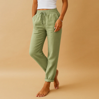 Damen leichte Sommerhosen | Sommer – Grün