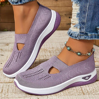 Amelie | Damen Orthopädische Atmungsaktive Slip-On Komfort-Sandalen – Lilac