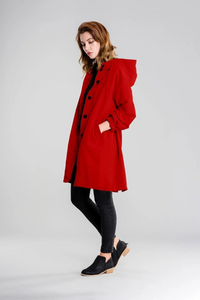 Damen Outdoor-Regenjacke | Wasserdicht – Rot