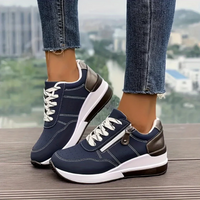 Damen stützende Walkingsneaker | Bequeme – Blau