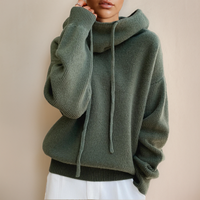 Carmen | Rollkragenpullover – Grün