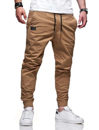 Finn | Gerade Casual-Hose mit Stretch (1+1 Gratis) – Dunkelkhaki