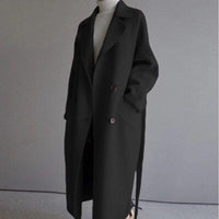 HELENA - OVERSIZE MANTEL – Schwarz