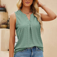 Milwa | Stilvolle Designer-Bluse mit V-Ausschnitt – Hellgrün