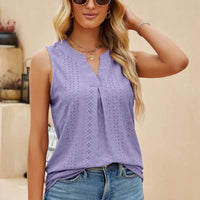 Milwa | Stilvolle Designer-Bluse mit V-Ausschnitt – Violett