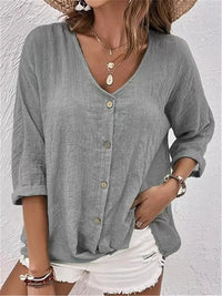 Laura | Stilvolles Day Top Damen modern – Grau