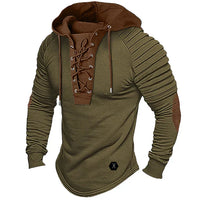 Pullover Herren Mit Kapuze | Schnürung Streetwear Stil – Grün