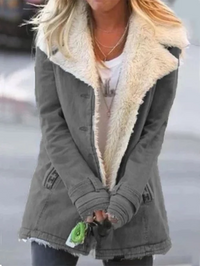 Lasina | Thermojacke für Frauen – Perfekter Schutz vor Kälte – Grau