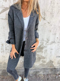 Demi | Casual-Langmantel – Grau