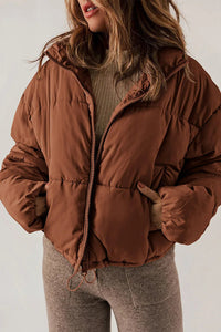 Farly | Pufferjacke für Damen – Braun