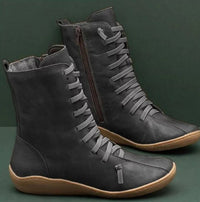 Eyandrae | Der strapazierfähigste Winterstiefel aus Naturleder – Stil und Komfort für kalte Tage – Schwarz