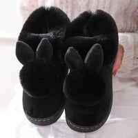 Benni - Flauschige Winterschuhe – Schwarz