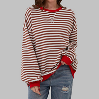 Revia - Stilvolles Freizeit-Sweatshirt – Rot