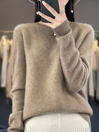 Anette | Warmer Kaschmir-Pullover für kalte Tage – Camel