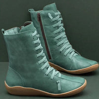 Eyandrae | Der strapazierfähigste Winterstiefel aus Naturleder – Stil und Komfort für kalte Tage – Grün