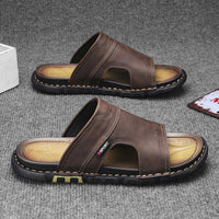 Bruno | Herren Komfort Sandalen – Braun