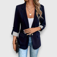 Elena | Moderner Damen-Blazer elegant & bequem – Marine
