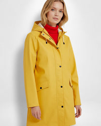 Wasserdichter Schietwetter-Jacke im Friesennerz-Stil – Gelb
