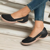 Heidi-Mode - Priestly orthopädische hohle Sandalen – Schwarz
