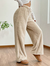 Désirée - Ultra-Fleece Weite Hose – Khaki