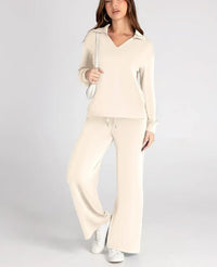 Grace - 2-teiliges Casual Set – Apricot