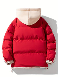 Warm | Thermojacke mit Isolierung für den Winter – Rot