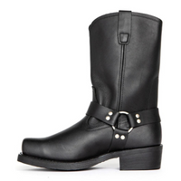 Elegante Cowboystiefel für Herren | Bequem – Schwarz