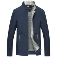 Elegante Frühlingsjacke für Herren | Wasserdichte – Marine