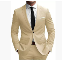 Elias | Herren Eleganter Slim Fit Anzug – Beige