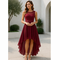 Elin | Elegantes Maxikleid für festliche Anlässe – Weinrot