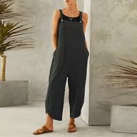 Heidi-Mode | Lässige Sommerhose aus Leinen – Dunkelgrün
