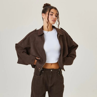 Emilia | Lässige Freizeit Bomberjacke – Braun