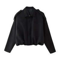 Emilia | Lässige Freizeit Bomberjacke – Schwarz