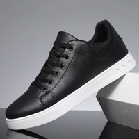 Erik | Herren Freizeit-Sneaker mit Schnürung – Schwarz