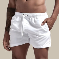 Evander | Herren Badeshorts mit Kordelzug Regular Fit – Weiß