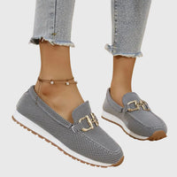 Helga | Bequeme Orthopädische Loafer – Grau