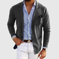 Olivier - Komfortabler Blazer – Dunkelgrau