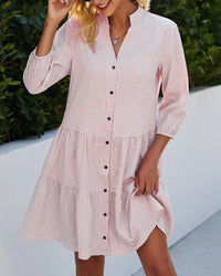 Marcella - Luftiges trendiges Sommerkleid – Rosa
