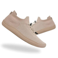 Fennja | Leichte Barfuß Sneaker – Beige