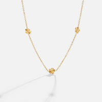 Blumen Power Goldkette Halskette – 18K Gold