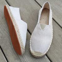 Elegante Espadrilles für Männer – Weiß