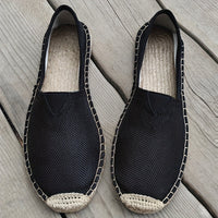 Elegante Espadrilles für Männer – Schwarz