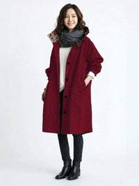 Franziska | Damen Wasserabweisende Windbreaker Regenjacke – Bordeaux