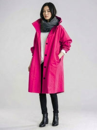 Franziska | Damen Wasserabweisende Windbreaker Regenjacke – Rosa