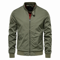 Behrend | Sportlich Elegante Bomberjacke – Grün