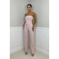 Hannah | Elegantes High Waist Zweiteiler-Set – Rosa