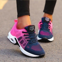 Damen Lauf Sportschuhe | Leichte – Blau / Rosa