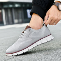 Dominik | Herren Orthopädische Slip On Wandel Schuhe – Hellgrau